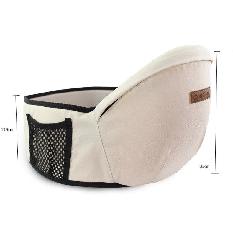 Port-Bebe Ergonomic Ajustabil cu Scaun, 3 Pozitii, Bumbac Respirabil, pentru Copii 0-3 Ani, 20 kg Maxim