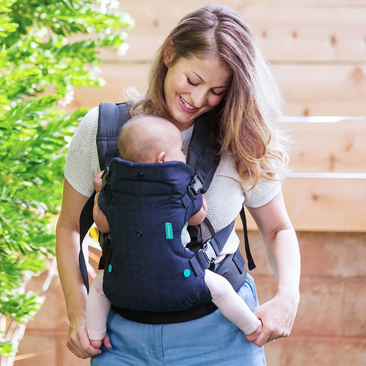 Marsupiu Ergonomic, 4 in 1, Multifunctional, 4 Pozitii, 6-36 Luni, 3.5kg - 15 kg, Negru